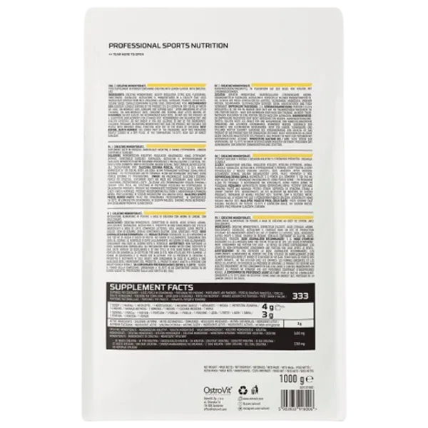Креатин OstroVit MONOHYDRATE () 1000 г photo 3