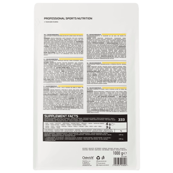 Креатин OstroVit MONOHYDRATE () 1000 г photo 3