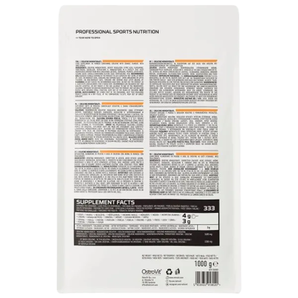 Креатин OstroVit MONOHYDRATE () 1000 г photo 3