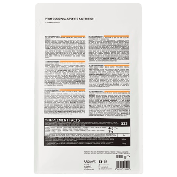 Креатин OstroVit MONOHYDRATE () 1000 г photo 3