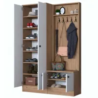 Шкаф для прихожей Trendy Sala Stand P6 - M11 ДСП меламин / White photo 4