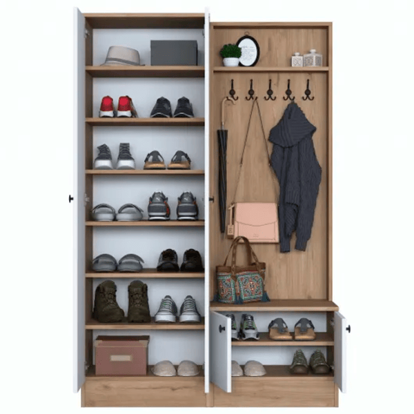 Dulap pentru antreu Trendy Sala Stand P6 - M11 PAL melaminat / White photo 5
