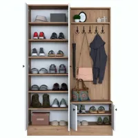 Шкаф для прихожей Trendy Sala Stand P6 - M11 ДСП меламин / White photo 5