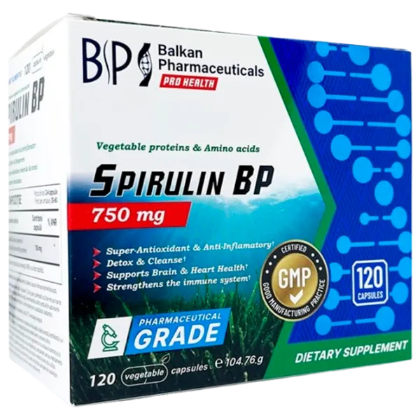 Complexe preantrenament Balkan Pharmaceuticals BP Spirulin ()  photo 1