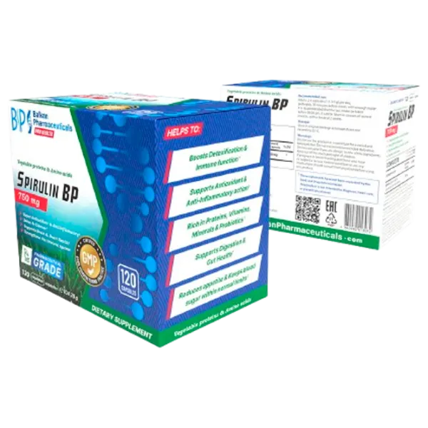 Complexe preantrenament Balkan Pharmaceuticals BP Spirulin ()  photo 2