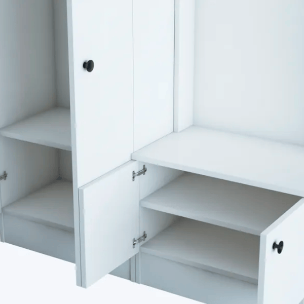 Шкаф для прихожей Trendy Sala Stand M5 ДСП меламин / White photo 2