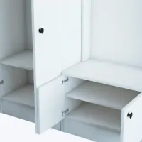 Dulap pentru antreu Trendy Sala Stand M5 PAL melaminat / White photo 2