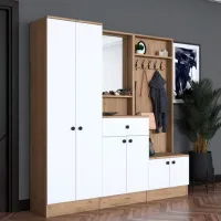 Dulap pentru antreu Trendy Sala Stand P6 - M2 PAL melaminat / White photo 4