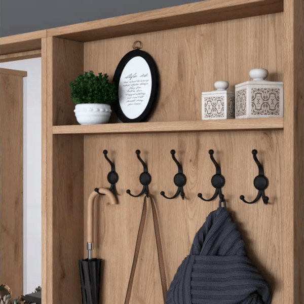 Dulap pentru antreu Trendy Sala Stand P6 - M2 PAL melaminat / White photo 5