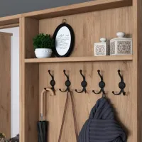 Dulap pentru antreu Trendy Sala Stand P6 - M2 PAL melaminat / White photo 5
