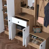 Dulap pentru antreu Trendy Sala Stand P6 - M2 PAL melaminat / White photo 7