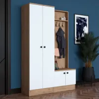 Dulap pentru antreu Trendy Sala Stand P6 - M5 PAL melaminat / White photo 4