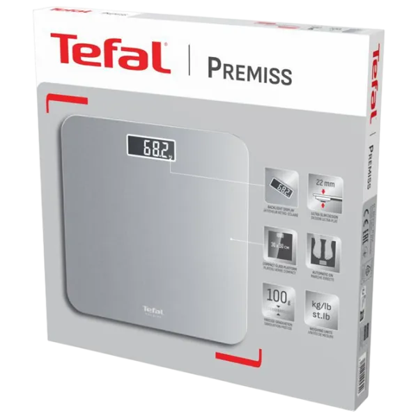 Cântar de podea Tefal PP1801V0 150 kg / Gray photo 4