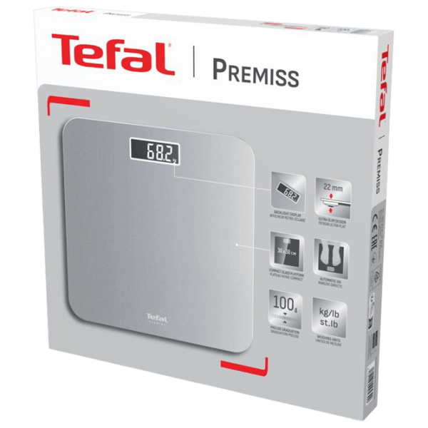 Cântar de podea Tefal PP1801V0 150 kg / Gray photo 4