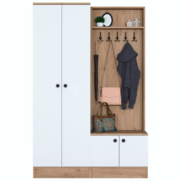 Dulap pentru antreu Trendy Sala Stand EE101 PAL melaminat / White photo 1