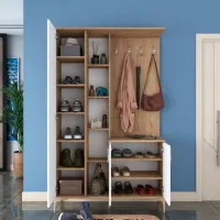 Dulap pentru antreu Trendy Sala Stand EA109 PAL melaminat / White photo 5