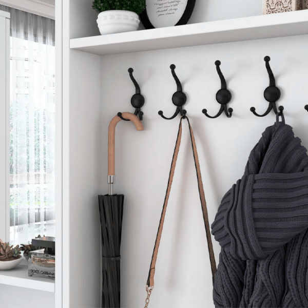 Dulap pentru antreu Trendy Sala Stand M3 PAL melaminat / White photo 9