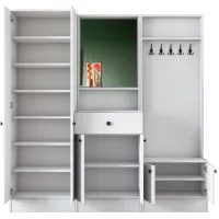 Шкаф для прихожей Trendy Sala Stand M2 ДСП меламин / White photo 3