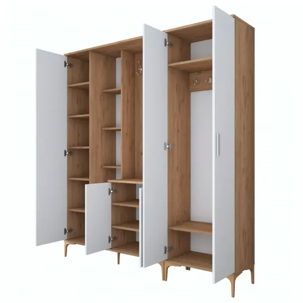 Шкаф для прихожей Trendy Sala Stand EA129 ДСП меламин / White photo 3