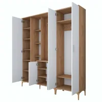 Dulap pentru antreu Trendy Sala Stand EA129 PAL melaminat / White photo 3
