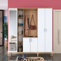 Dulap pentru antreu Trendy Sala Stand EA129 PAL melaminat / White photo 6