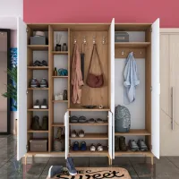 Dulap pentru antreu Trendy Sala Stand EA129 PAL melaminat / White photo 10