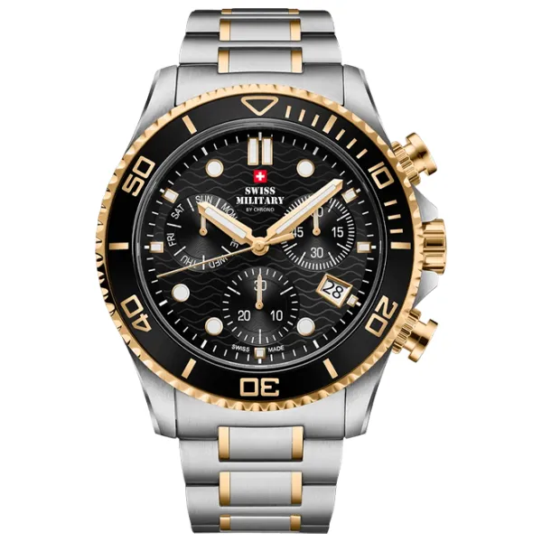 Ceas de mână pentru bărbați Swiss Military SM34101.03 Cuarț / 46 mm photo 1