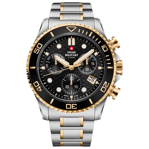 Ceas de mână pentru bărbați Swiss Military SM34101.03 Cuarț / 46 mm photo 1