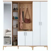 Dulap pentru antreu Trendy Sala Stand EA131 PAL melaminat / White