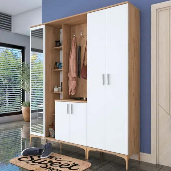 Dulap pentru antreu Trendy Sala Stand EA131 PAL melaminat / White photo 8