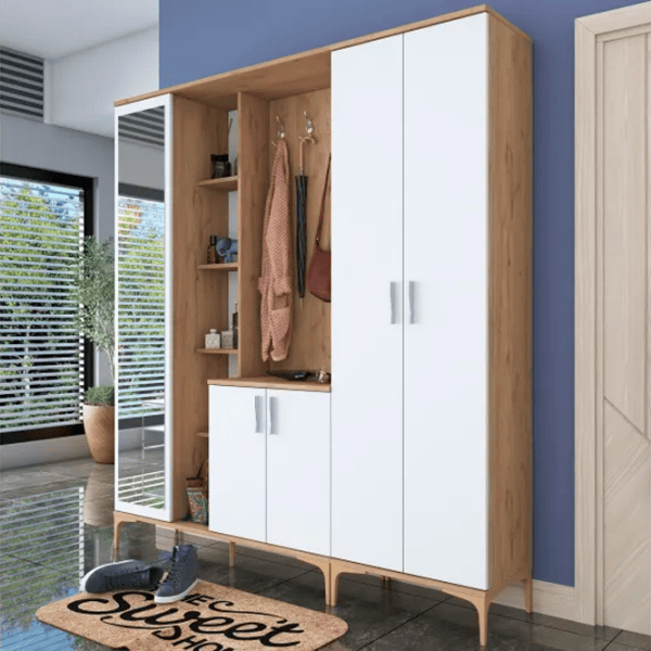 Dulap pentru antreu Trendy Sala Stand EA131 PAL melaminat / White photo 8