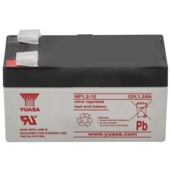 Acumulator pentru UPS Yuasa NP1.2-12 1.2 Ah White photo 2