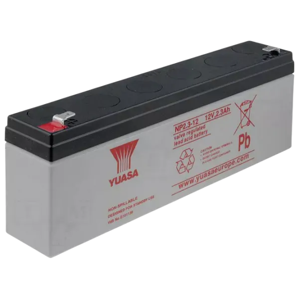 Acumulator pentru UPS Yuasa NP2.3-12 2.3 Ah White photo 2