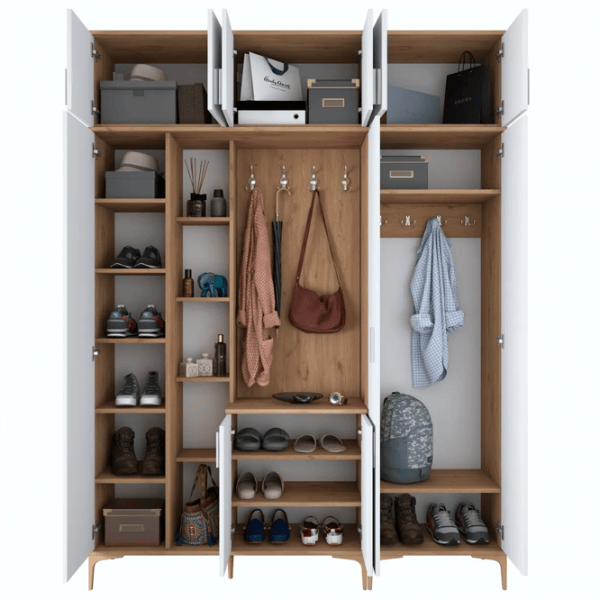 Dulap pentru antreu Trendy Sala Stand EA121 PAL melaminat / White photo 4