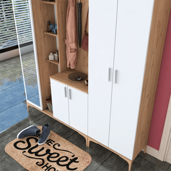 Dulap pentru antreu Trendy Sala Stand EA121 PAL melaminat / White photo 8