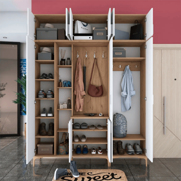 Dulap pentru antreu Trendy Sala Stand EA121 PAL melaminat / White photo 9