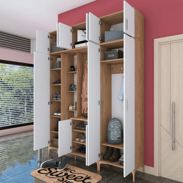 Dulap pentru antreu Trendy Sala Stand EA121 PAL melaminat / White photo 10