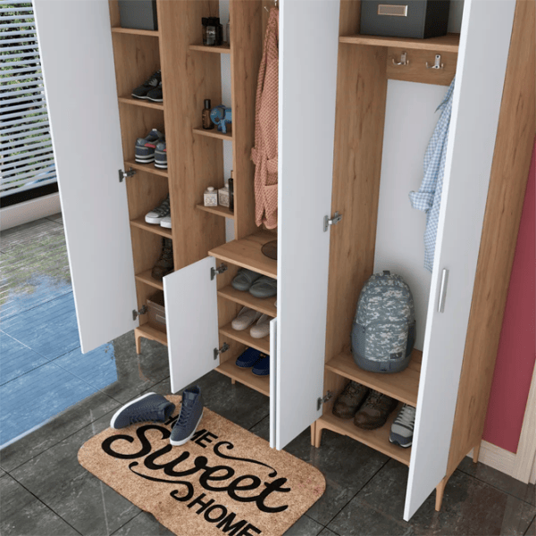 Dulap pentru antreu Trendy Sala Stand EA121 PAL melaminat / White photo 11