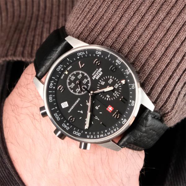 Ceas de mână pentru bărbați Swiss Military SM34012.05 Cuarț / 41 mm photo 6