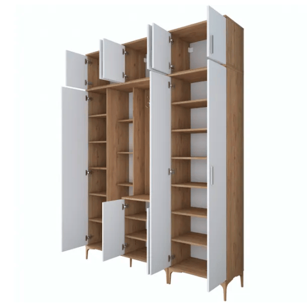 Dulap pentru antreu Trendy Sala Stand EA128 PAL melaminat / White photo 3