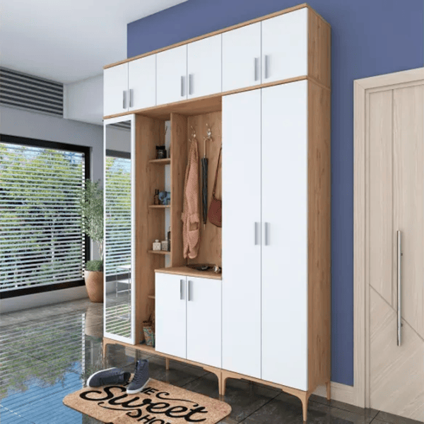 Dulap pentru antreu Trendy Sala Stand EA128 PAL melaminat / White photo 7