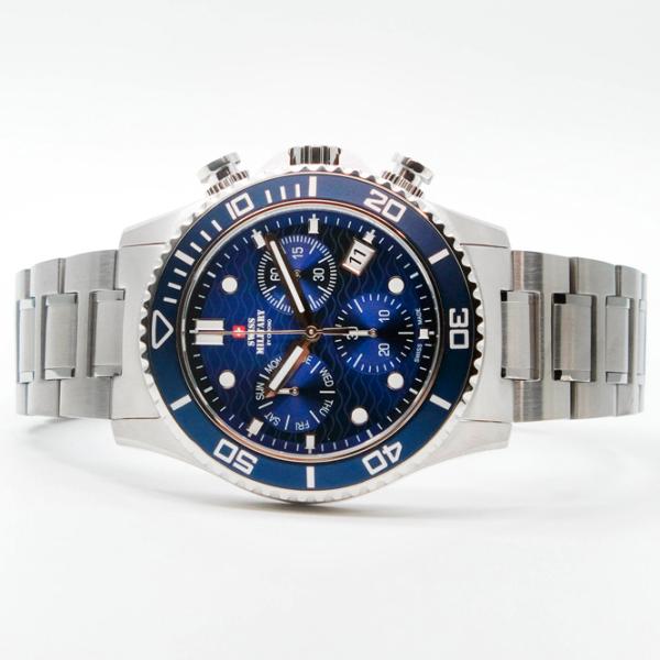 Ceas de mână pentru bărbați Swiss Military SM34101.02 Cuarț / 46 mm photo 4