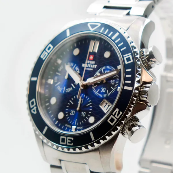 Ceas de mână pentru bărbați Swiss Military SM34101.02 Cuarț / 46 mm photo 6