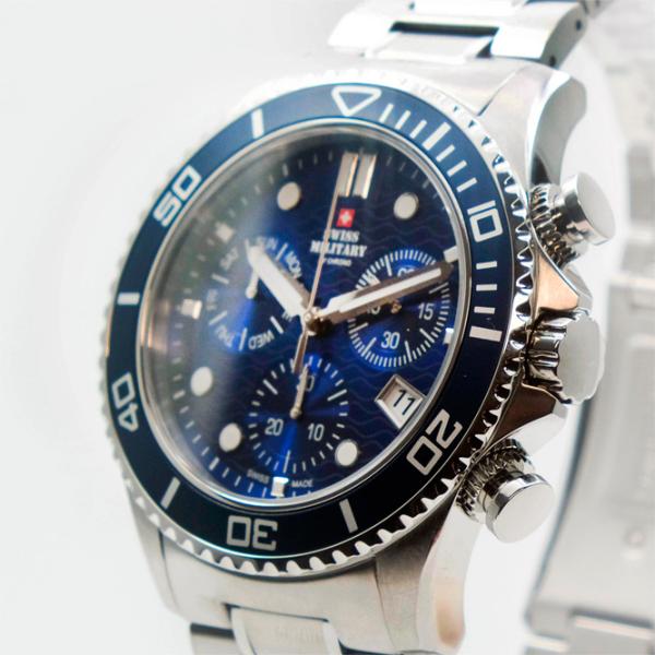 Ceas de mână pentru bărbați Swiss Military SM34101.02 Cuarț / 46 mm photo 6