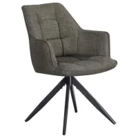Кухонный стул Fabrik Home Rex Холст/ Коричневый Черный