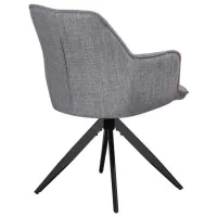 Кухонный стул Fabrik Home Rex Холст/ Серый Черный photo 4