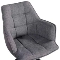 Кухонный стул Fabrik Home Rex Холст/ Серый Черный photo 5