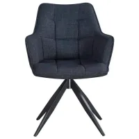 Scaun de bucătărie Fabrik Home Rex Pânză/ Dark Gray Black