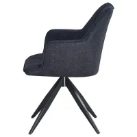 Scaun de bucătărie Fabrik Home Rex Pânză/ Dark Gray Black photo 4