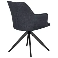 Scaun de bucătărie Fabrik Home Rex Pânză/ Dark Gray Black photo 5
